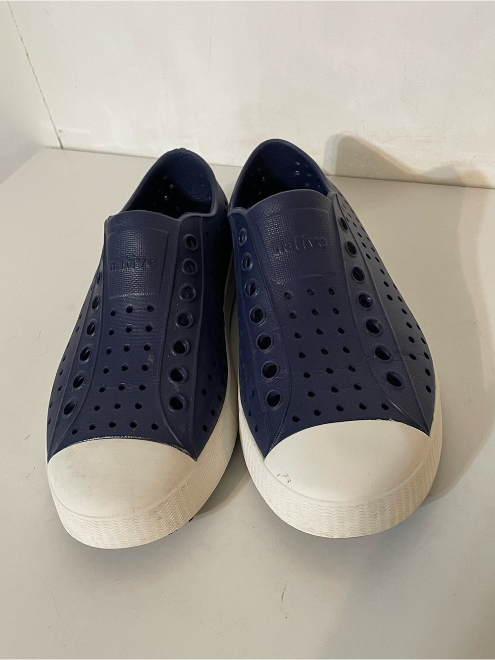 Native Slip Ons in Navy